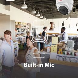 CP PLUS 5MP Dome CCTV Camera | 3.6mm Lens | 30M Smart IR Night Vision | Built-in Mic | DWDR | 2D DNR | BLC | Analog 4-in-1 Output AHD/TVI/CVI/CVBS | Indoor Surveillance Dome Camera | CP-URC-DC51PL3C image 3