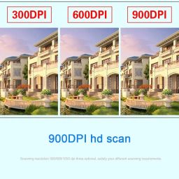 Microware 900Dpi Jpg and Pdf Format A4 Size Book Scanner Iscan Handheld Document Scanner image 4