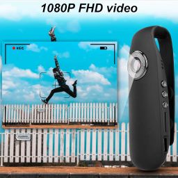 Mini Body Camera,1080P HD Body Cam Audio and Video Recording with 32GB Memory Card,Loop Record & Motion Detection & Wearable Magnetic Clip,Personal Daily Recording,Security Guards image 2