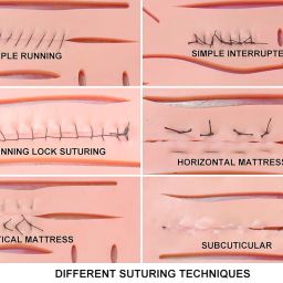 Opsys Complete Suture Practice Kit with Advanced Model Skin Pad for Medical Students, Silicone Suture Training Practice Pad with suture tools image 4