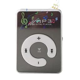 Drumstone 【Summer Season with 15 Years Warranty】 Portable Mini MP3 Music Player with Memory Card Slot (Memory Card Not Included)-Silver image 3
