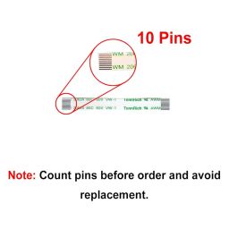 SIL I-TECH 10 Pin Touchpad Flex Ribbon Cable For PS4 Playstation 4 Controller Connect from Motherboard to Touchpad - 1 Piece image 1