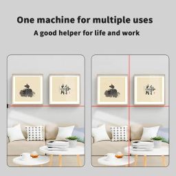 XPR3SS 2in1 Laser Protractor With Magnetic Base Without Tripod Stand Inclinometer Angle Measure Red Laser Level Large LCD Angle Finder Type-C Charging Laser Ruler Two Line Cross Line Laser Level image 5