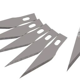 advancedestore Pen Knife with 5 Extra Stainless Steel Razor Sharp Blades (Silver) image 1