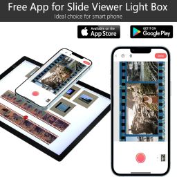 Slide Viewer Light Pad for Slides and Film Negative Scanning, Ultra-Thin A4 Size Magnetic Backlight with 3 Brightness Levels, USB Powered image 1