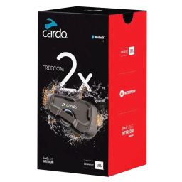 Cardo FRC2X003 Freecom 2X Motorcycle 2-Way Bluetooth Communication System Headset - Single Pack, Black image 4