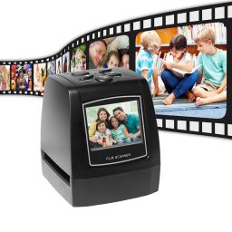 Ubervia Film Scanners - Mm | Protable Negative Film Scanner 35Mm 135Mm Slide Film Converter Photo Digital Image Viewer with 24 LCD Build in Editing Software image 3