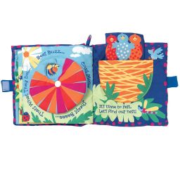 Manhattan Toy Soft Activity Book with Tethered Toy, Sunny Day image 4