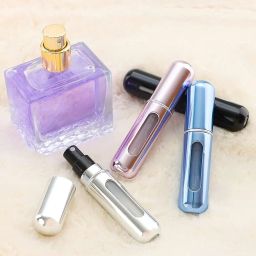 Refillable Perfume Atomizer Bottles – Set of 4 Portable Travel Mini Spray Bottles for Perfume & Cologne | Empty Reusable Fragrance Dispenser for Men & Women (Multicolor) image 4