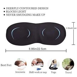 Lazybeee Eye Mask for Sleeping with Adjustable Strap – Super Soft Silk Sleep Mask for Men and Women | Comfortable Blindfold for Travel, Meditation, and Insomnia Relief image 2