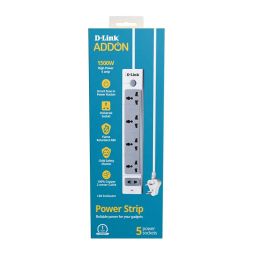 D-Link Power Strip 4AC (Universal 3 Pin sockets) + 1AC (2 Pin Socket) image 5