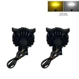 SP Electron Owl Shape LED Fog Light with Flicker Function 20W DC 9-85V Projector DRL Flood Light with Switch (Pack of 2) image 2