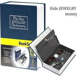 Vroxy Multi Use Security Safe Book Locker Box Safe Metal Cash Locker Vault with Combination (24 x 15.5 x 5.5 Cm, Assorted Color) image 2