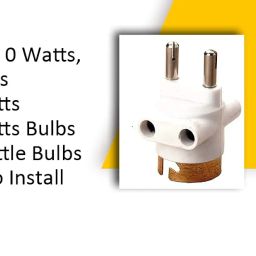 2 pin Parallel Adapter, Multi Pendant Adapter with Light Bulb and Plug Socket, 2 pin Holder Brass Connector, Lightweight & Easy to Carry (Pack of 4) image 3
