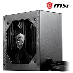 MSI MAG A650BN Power Supply Unit - 650W, 80 Plus Bronze Certified, 12V Single-Rail, DC-to-DC Circuit, 120mm Fan, Active PFC Design, Multiple Connectivity, for Gaming PC, 5-Year Warranty image 3