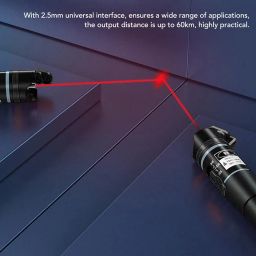 Visual Fault Locator, 60MW VFL Optical Fiber Cable Fault Tester, 60KM Fiber Optic Red Light Source Tester, Network Cable Test Pen for 2.5mm FC SC ST Universal Connector image 1