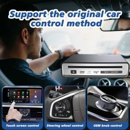 CD Player for Car with USB&Type-C Port/Decoder/AUX Port, CD Player Portable Compatible with Car/Laptop/Desktop/TV/Computer, Plug & Play - External CD/DVD Player for Car & Home image 4