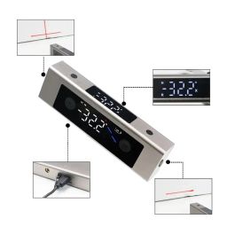 XPR3SS 2in1 Laser Protractor With Magnetic Base Without Tripod Stand Inclinometer Angle Measure Red Laser Level Large LCD Angle Finder Type-C Charging Laser Ruler Two Line Cross Line Laser Level image 4