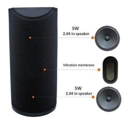 Wireless Bluetooth Speaker For Xiaomi Like Original Redmi 9/9A/9i/4/4A/5/5A/6A/6 Pro/7/7A/Y1 /Y1 Lite/Y2/Y3/Poco C3 Ultra Boost Bass with DJ Sound Portable Home Speaker with Audio Line in TV Supported,USB,FM,TF Card and AUX Cable Supported Waterproof TG113 Speaker - (B.BRT, Colour as per Available ) image 2