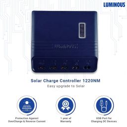 Luminous 20A SCC1220NM PVC Solar Charge Controller (Multicolour) image 3