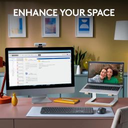 Logitech MK950 Signature Slim Wireless Keyboard and Mouse Combo, Sleek Design, Quiet Typing and Clicking, Switch Across Three Devices, Bluetooth, Multi-OS, Works with Windows and Mac image 4