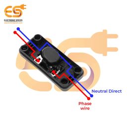 Electronic Spices Black SPST Halfway Rocker Button Inline Switch For Table Lamp (Pack of 10) image 4