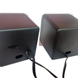 Anjo 2.0 Multimedia Speaker with Aux Connectivity, USB Powered and Volume Control for PC/Laptops/Desktop/Mobile and All Other USB & Aux Supported MP3/MP4-Music Devices with 1 Year Warranty (Black) image 2
