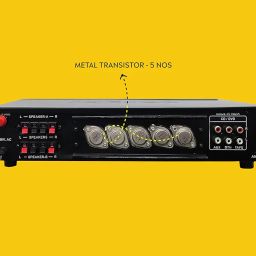 TARGET – TT 805 HIGH POWER METAL (5) TRANSISTOR STEREO AMPLIFIER WITH 120 WATTS OUTPUT USB,AUX,MIC,BLUTHOOTH,AV,2RC-BUILT IN BLUETHOOTH, WITH KARAOKE image 5