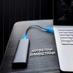 RUBOX M.2 SSD Enclosure Case | USB 3.1 Gen 2 Type-C to USB 3.0 | Compatible with M.2 NVMe & SATA NGFF SSD (2230/2242/2260/2280) | 10Gbps High-Speed External SSD Adapter for Laptop/Desktop image 3