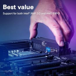 Crucial RAM 16GB DDR5 5600 MHz CL46 (16Gbit) Desktop Memory CT16G56C46U5 Black image 4