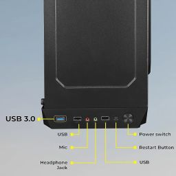 All-in-One Desktop Computer Set, i5 8th Gen, 16 GB RAM, 256 GB SSD, 1 TB HDD, 4GB Graphics Card, 19" HD LED Monitor, Wireless Keyboard & Mouse, WiFi, Windows 11 Pro, MS Office(16-256-1TB-4GB) image 3