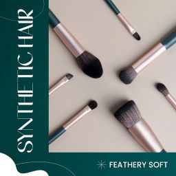 MARS Tools of Titan Brush Set of 8 with Holder | Face Makeup Brush Set with Ultra Soft Bristles (PACK OF 8) image 1
