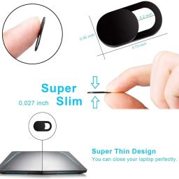 anab gift international Webcam Cover Slide | Ultra Thin Laptop Camera Cover Slide | Blocker for Computer MacBook Pro iMac PC Tablet (Pack of-6) image 2