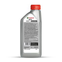 Castrol Activ 10W-30 4T Engine Oil for Bikes with Synthetic Technology (1L) |3X Protection with Actibond Technology | Engine Protection for Bikes | API SN and JASO MA2 image 2