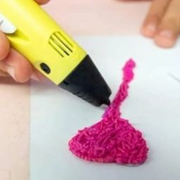 Combo Set of 3D Pen, LCD Display with 10 Pcs 5 Metre Different Color of Pla Filament Refills (1.75 Mm), Creative Modelling, Arts & Craft Kit - Multicolor, Kids image 4