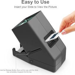 35mm Slide Viewer, 3X Magnification, USB Powered/Battery Operation-for 35mm Slides & Positive Film Negatives (4AA Batteries Included) image 3