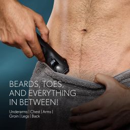 Pro Max Zlade Ballistic Pro Max All in One Trimmer for Men | Beard, Body, Nose & Ear Trimmer | Face Shaver | 90 Mins Non Stop Runtime | 2 in 1 USB C or Wireless Charging Stand | Battery Indicator Display | Waterproof IPX7 image 2