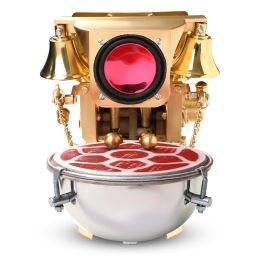Vishwakarma Aarti Machine for Home with Mini Arti Nagada Setup, Integrated Shankh Dhwani and Mayur Dhwani Sounds, Electric Motor Operated, Compact for Daily Use and Ceremonial Functions_FBA image 3