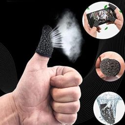 QOCXRRIN Smart 2589- Pubg Mobile Trigger Gaming Game-pad Sensitive Triggers L1 R1 Shooting Aim Button Joystick Game-pad Controller for All Smartphone with 2 Pair Sleeves. image 2