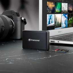 Transcend ‎ TS-RDF9K2 UHS-II USB 3.1 Gen 1 High-Speed Performance of SDXC/SDHC UHS-II Memory Cards Multi Card Reader USB Type-A, Black image 3