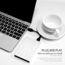 Moxic Silver High Speed USB3.0 Mobile HDD Portable External Hard Disk Driver 1T image 4