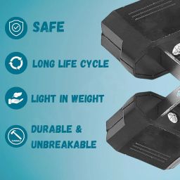 epicka 2-Pin Flat to Round US Conversion Plug, Compact Electrical Adapter for Home and Travel Use, Durable and Easy to Use (Pack of 2) image 5