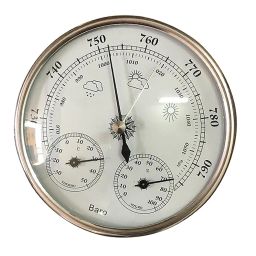 CALANDIS® Dial Type Weather Station Barometer Thermometer Hygrometer Functions, Measure Barometric Pressure Temperature Humidity image 1
