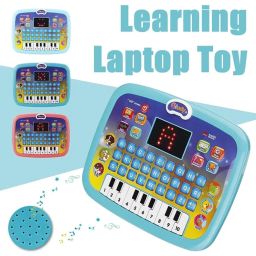 Storio Learning Educational Computer Kids Piano Laptop with Led Screen & Music | Fun Activities Toy Computer Tablet for Kids Toddlers 1 2 3 4 5 6 + Year Old Boy and Girls, Multicolor image 2