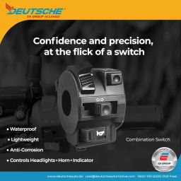 Deutsche Combination Switch Bajaj CT-100/Bajaj Discover KS/Bajaj Platina 125 DTS-I (2008 Model Onwards) (RH) image 2