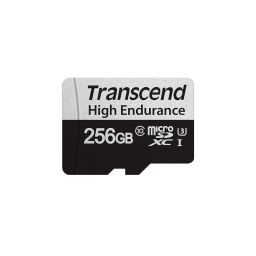 Transcend USD350V 256GB U3 microSDXC Class 10 Micro SD Memory Card up to 95/40 MB/s (TS256USD350V) image 1