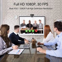 Manycast® 1080P HD Streaming USB Computer Web Camera for PC Desktop & Laptop with Mic, Video Calling, Conferencing, Webcast - Driver-Free Installation, image 4