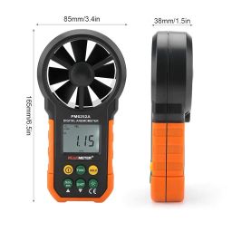 amiciSense PEAKMETER PM6252A Digital Anemometer Handheld LCD Electronic Wind Speed Air Volume Measuring Meter With Backlight and 1x9V Battery image 3