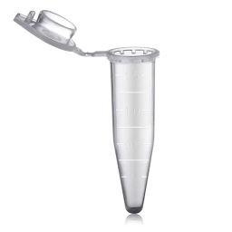 AANIJ® Micro Centri-fuge Tube Polypropylene made with Hinged Lid 1.5 ml Conical Bottom Graduated - Pack of 100 Pieces image 1