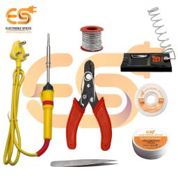 Electronic Spices Combo of 25 watt Soldering Iron Starter kit (7-in-1) image 1